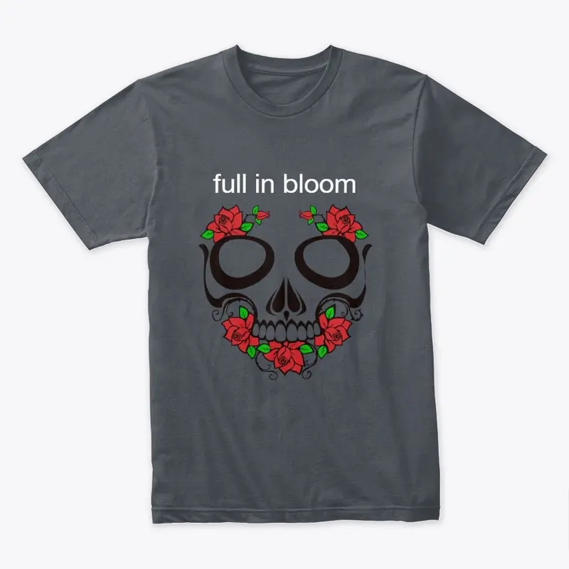 full in boom Skull w/ Flowers Dark