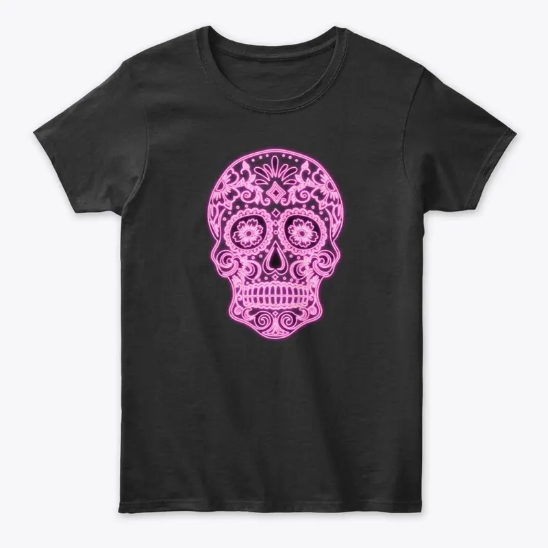 full in bloom w/ Pink Skull